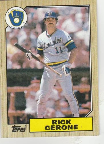 Rick Cerone #129 1987 Topps card