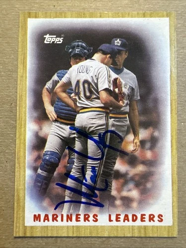 Mariners Leaders #156 1987 Topps card