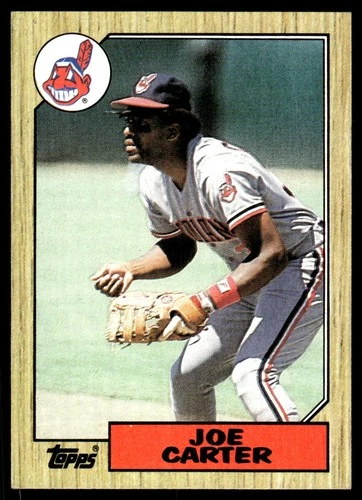 Joe Carter #220 1987 Topps card