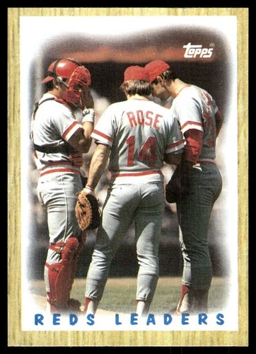 Reds Leaders #281 1987 Topps card