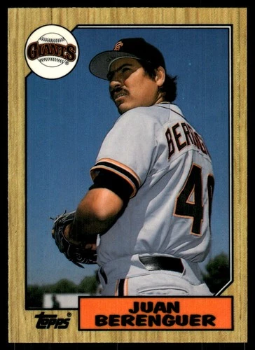 Juan Berenguer #303 1987 Topps card