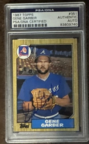 Gene Garber #351 1987 Topps card