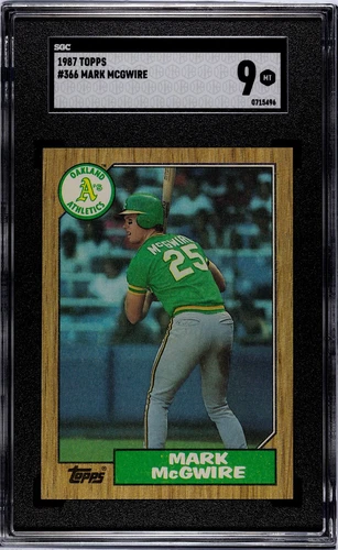 Mark McGwire #366 1987 Topps card