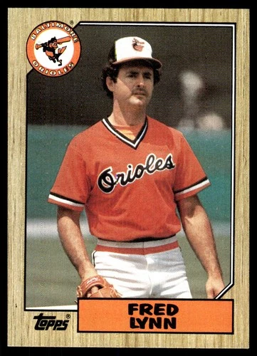 Fred Lynn #370 1987 Topps card