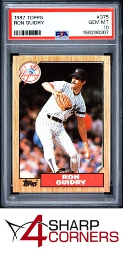 Ron Guidry #375 1987 Topps card