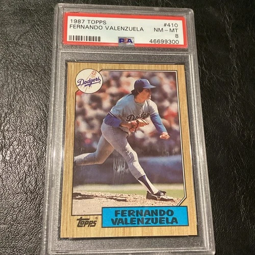Fernando Valenzuela #410 1987 Topps card