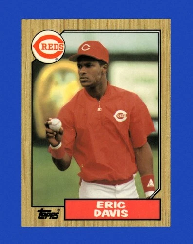 Eric Davis #412 1987 Topps card
