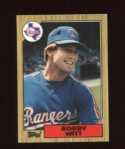 Bobby Witt #415 1987 Topps card
