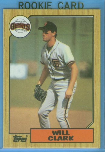 Will Clark #420 1987 Topps card