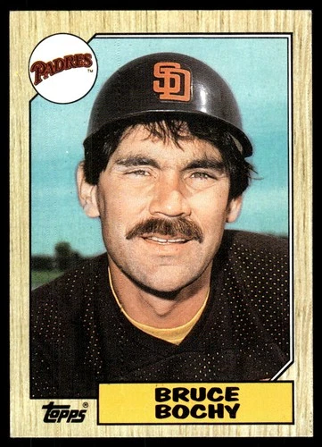Bruce Bochy #428 1987 Topps card