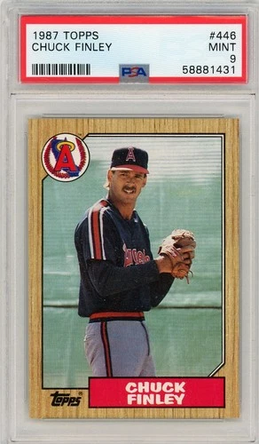 Chuck Finley #446 1987 Topps card