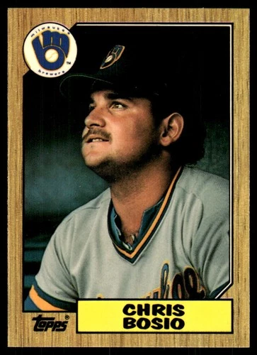 Chris Bosio #448 1987 Topps card