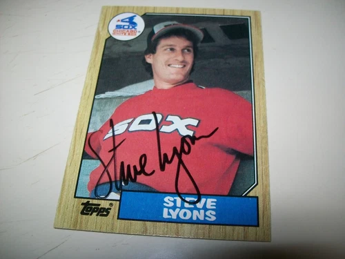 Steve Lyons #511 1987 Topps card