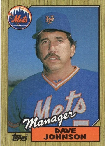Dave Johnson #543 1987 Topps card