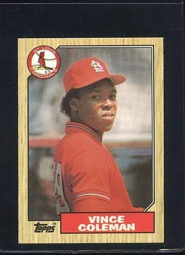 Vince Coleman #590 1987 Topps card