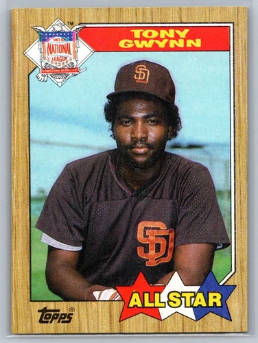 Tony Gwynn #599 1987 Topps card