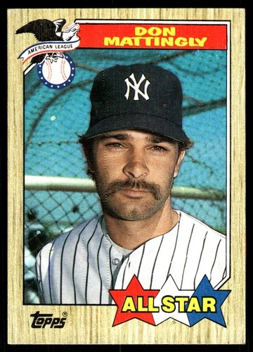 Don Mattingly #606 1987 Topps card