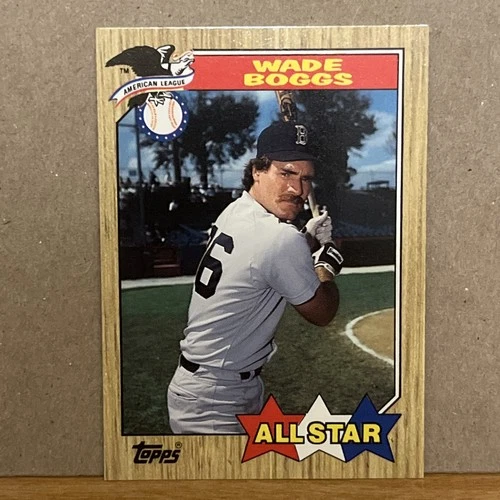 Wade Boggs #608 1987 Topps card