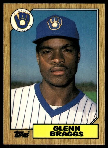 Glenn Braggs #622 1987 Topps card