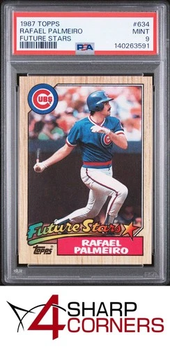 Rafael Palmeiro #634 1987 Topps card