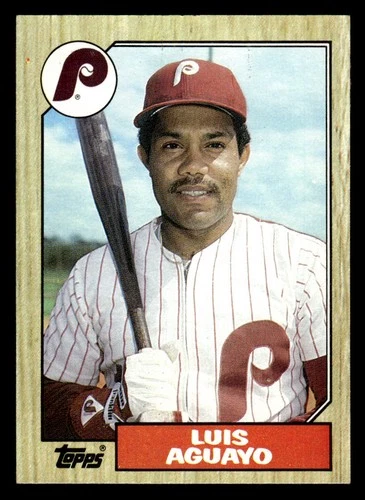 Luis Aguayo #755 1987 Topps card