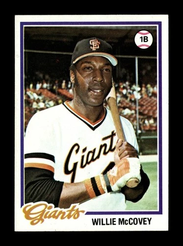 Willie McCovey #34 1978 Topps card