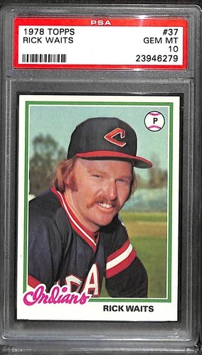 Rick Waits #37 1978 Topps card