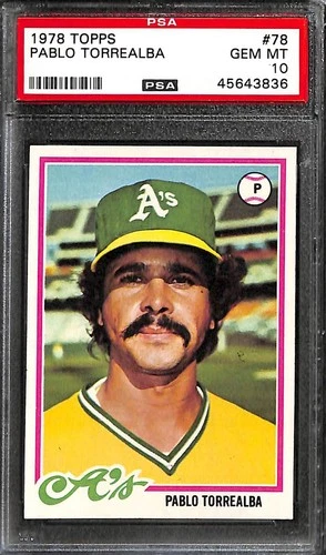 Pablo Torrealba #78 1978 Topps card