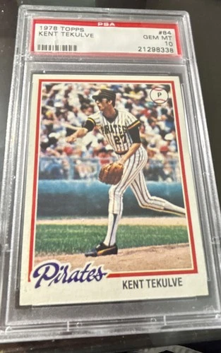 Kent Tekulve #84 1978 Topps card