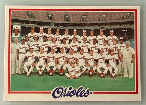 Baltimore Orioles #96 1978 Topps card