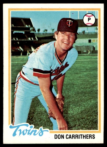 Don Carrithers #113 1978 Topps card