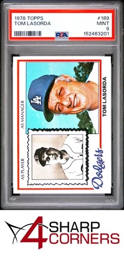 Tom Lasorda #189 1978 Topps card