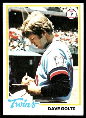 Dave Goltz #249 1978 Topps card