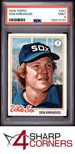 Don Kirkwood #251 1978 Topps card