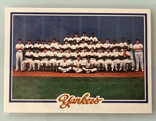 New York Yankees #282 1978 Topps card