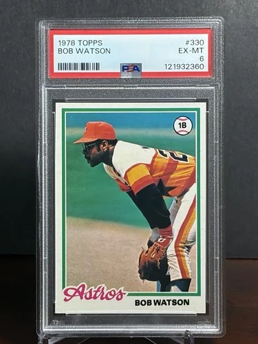 Bob Watson #330 1978 Topps card