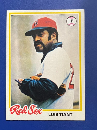 Luis Tiant #345 1978 Topps card