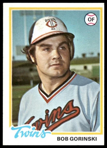 Bob Gorinski #386 1978 Topps card