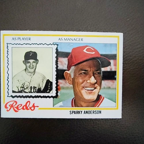 Sparky Anderson #401 1978 Topps card