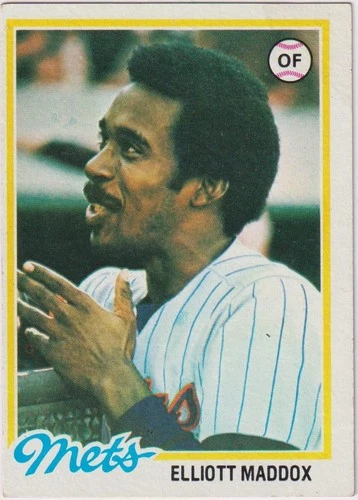 Elliott Maddox #442 1978 Topps card