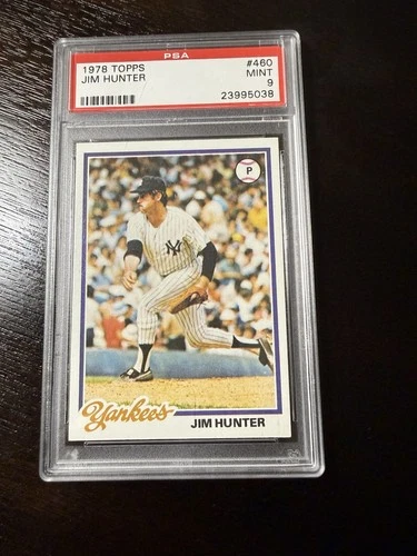 Jim Hunter #460 1978 Topps card