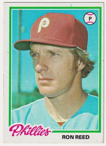 Ron Reed #472 1978 Topps card