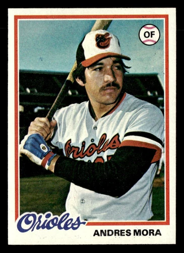 Andres Mora #517 1978 Topps card