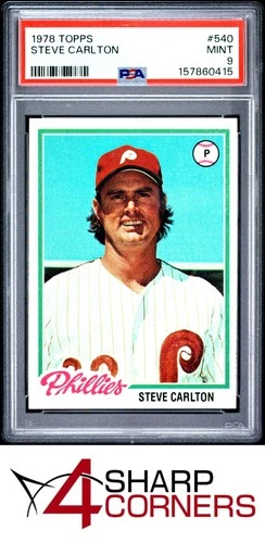 Steve Carlton #540 1978 Topps card