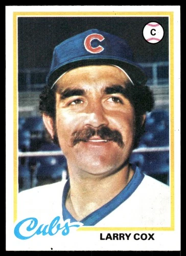 Larry Cox #541 1978 Topps card