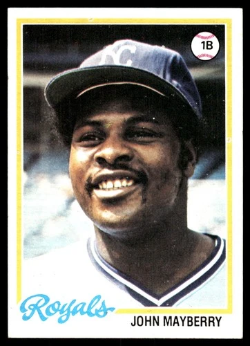 John Mayberry #550 1978 Topps card