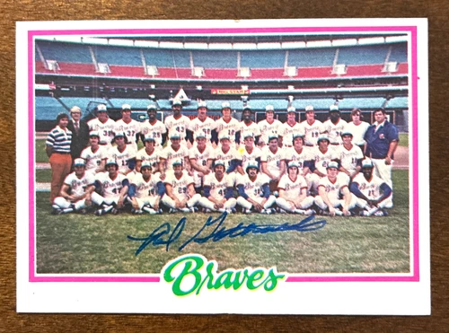 Atlanta Braves #551 1978 Topps card