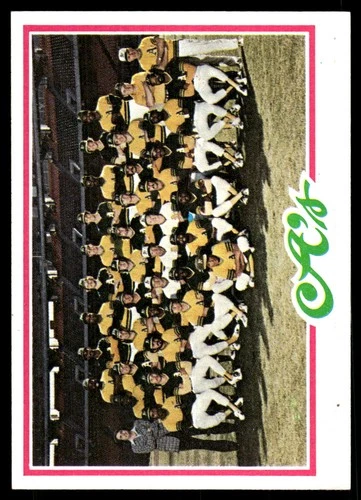 Oakland A's #577 1978 Topps card