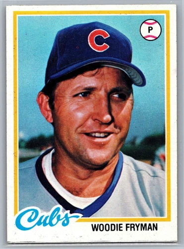 Woodie Fryman #585 1978 Topps card