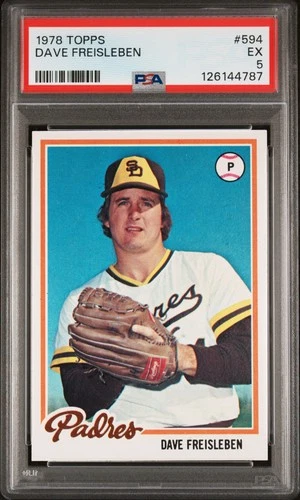 Dave Freisleben #594 1978 Topps card